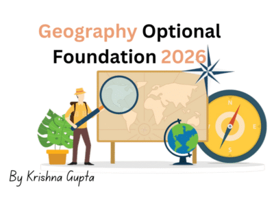 Geography Optional Foundation
