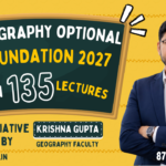 Geography Optional Foundation Program 2027