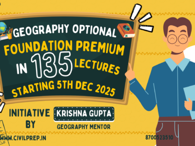 Geography Optional Foundation Premium