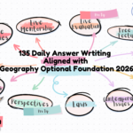 135 Daily Answer Writing – Geography Optional Foundation 2026