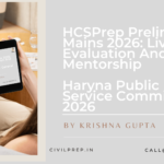 HCSPrep: Live Evaluation and Mentorship – 2026