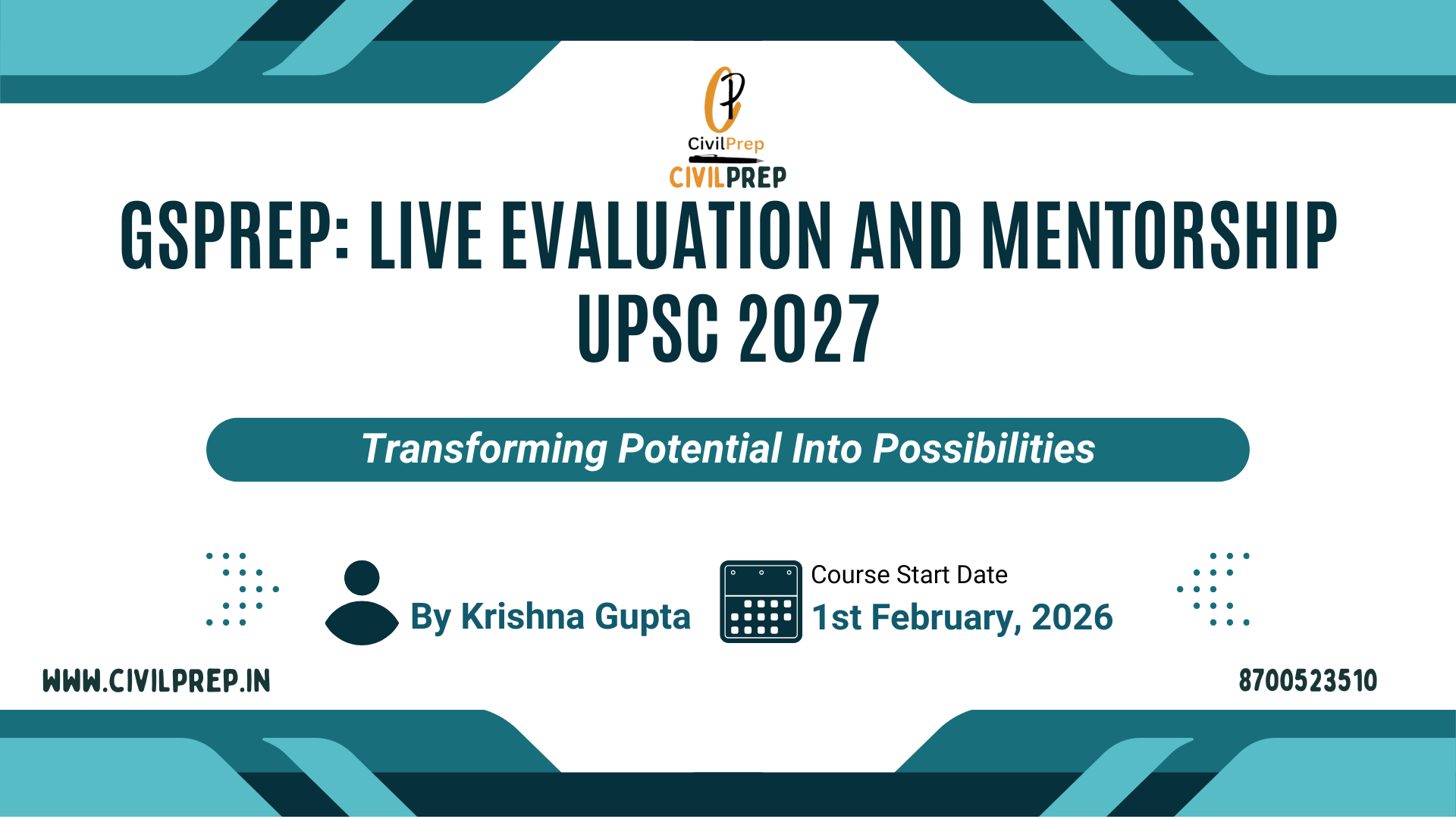 GSPrep Live Evaluation and Mentorship