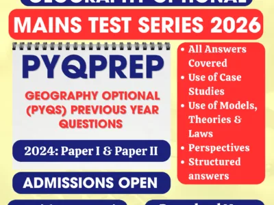 Geography Optional Solved PYQ 2024 (Paper I + Paper II) – Free PDF Download