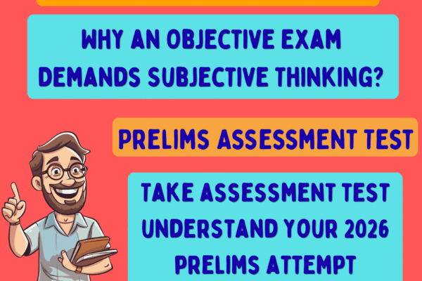 Prelims Assessment Test – CivilPrep – Krishna Gupta