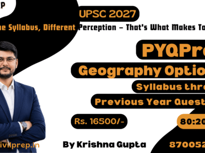 PYQPrep: Geography Optional Syllabus Through Previous Year Questions