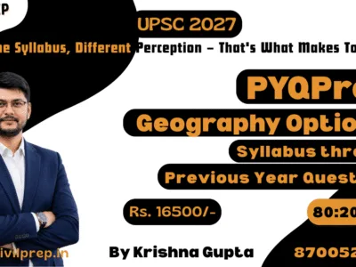 PYQPrep: Geography Optional Syllabus Through Previous Year Questions
