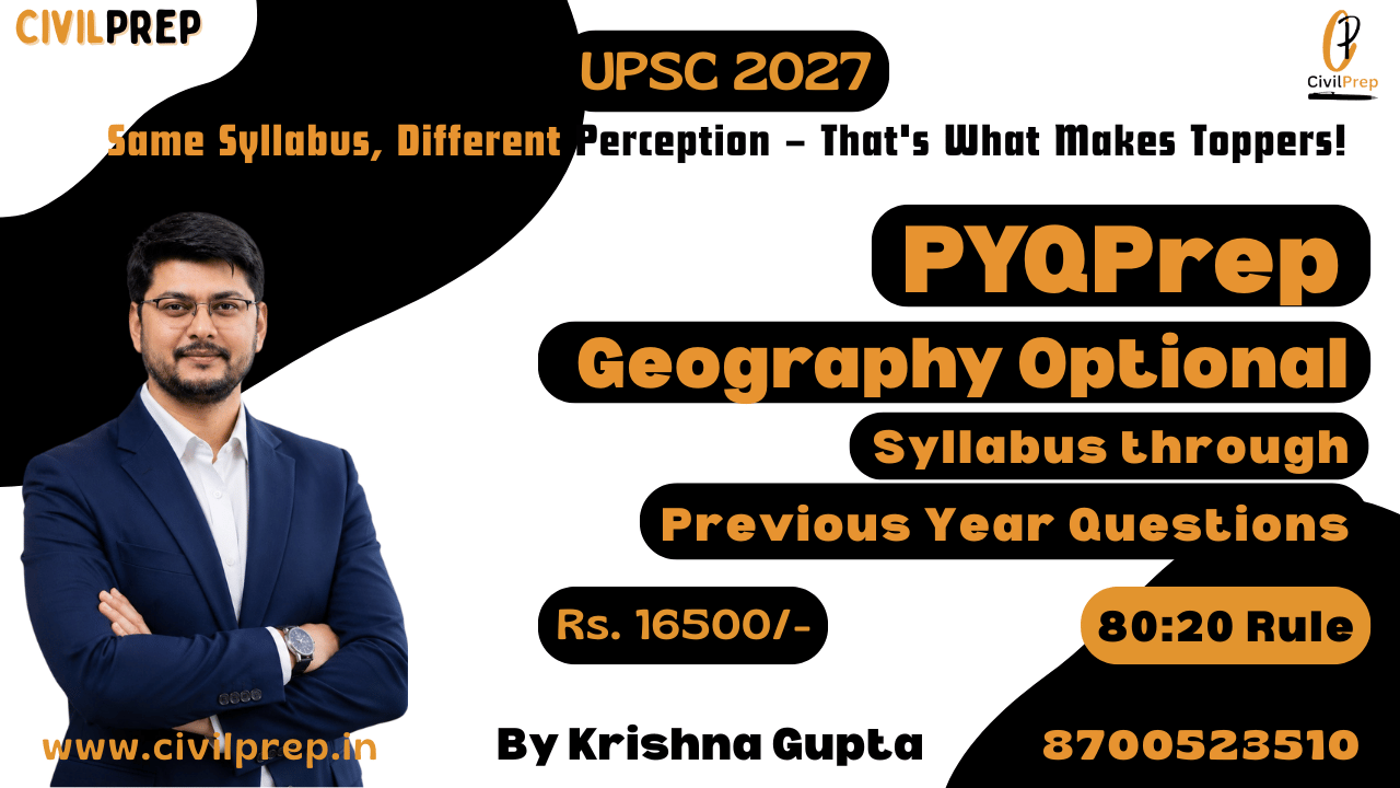 PYQPrep: Geography Optional Syllabus Through Previous Year Questions